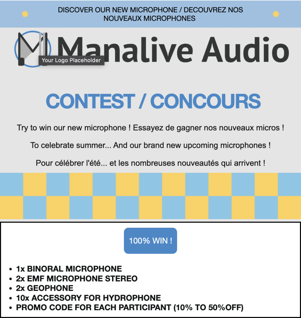 Audio manalive competition 1